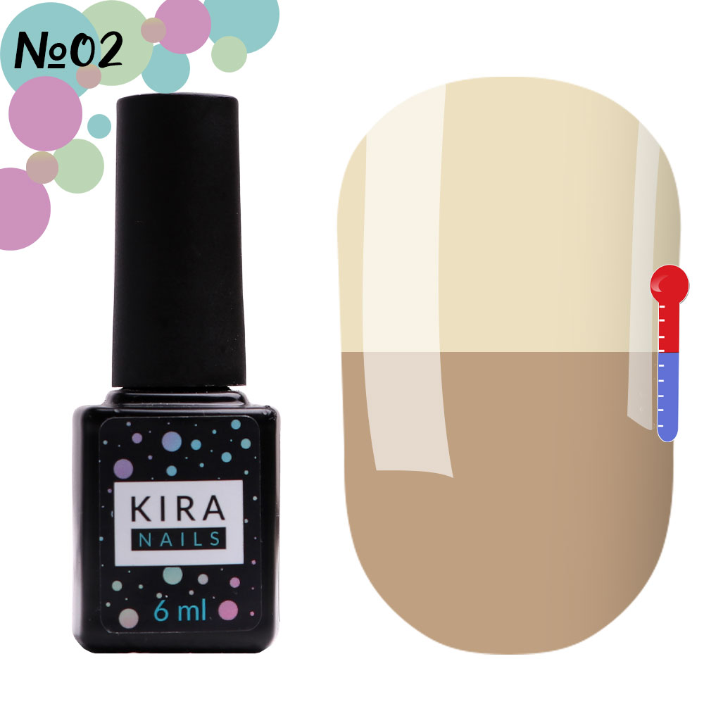 Термо гель-лак Kira Nails №Т01-Т12 - Зображення 3
