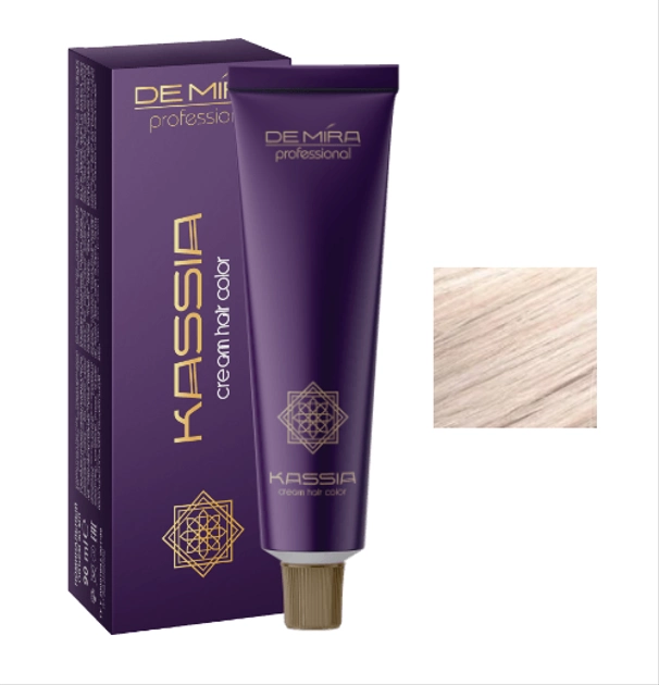 Стойкая крем-краска для волос DeMira Professional Kassia 9/76 Коричнево-фиолетовый блонд 90 мл