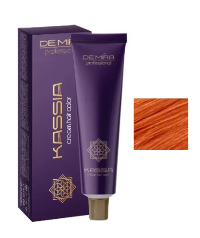 Стойкая крем-краска для волос DeMira Professional Kassia 8/34 Светло-русый золотисто-медный 90 мл