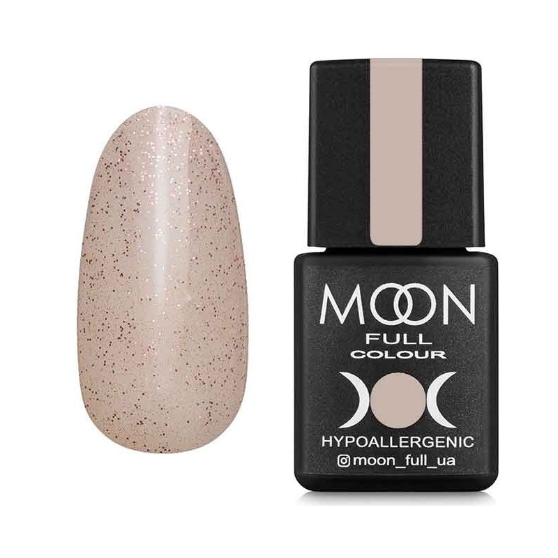 Moon Full Opal color №503 бежевый полупрозрачный с мелким розовым шиммером, 8 мл.