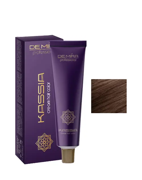 Стойкая крем-краска для волос DeMira Professional Kassia 6/0 Темно-русый 90 мл