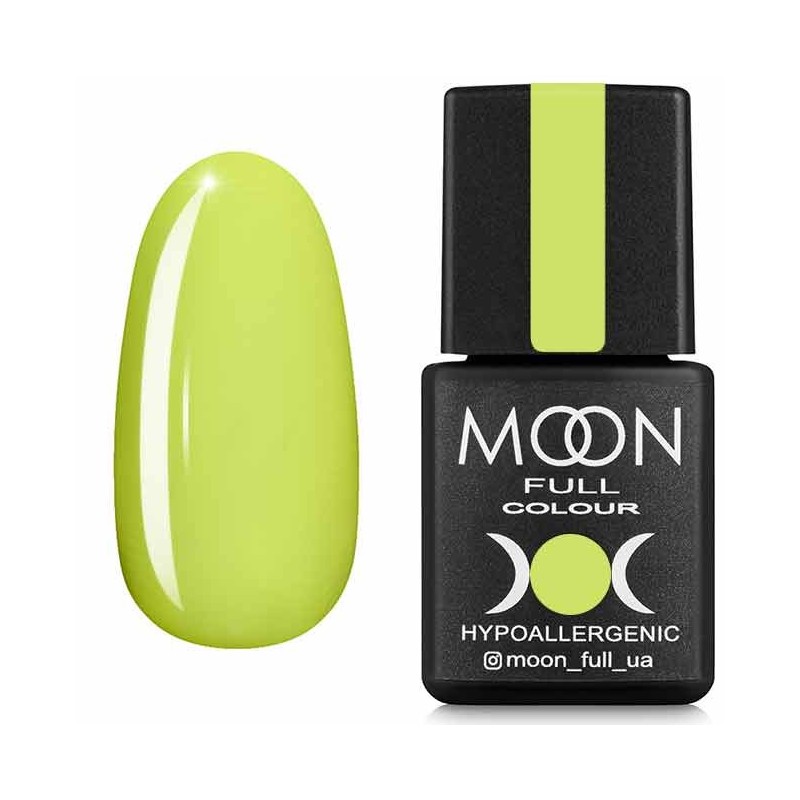 Гель-лак Moon Full Neon №703 лимонный, 8 мл.